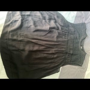 Cute black sleeveless top